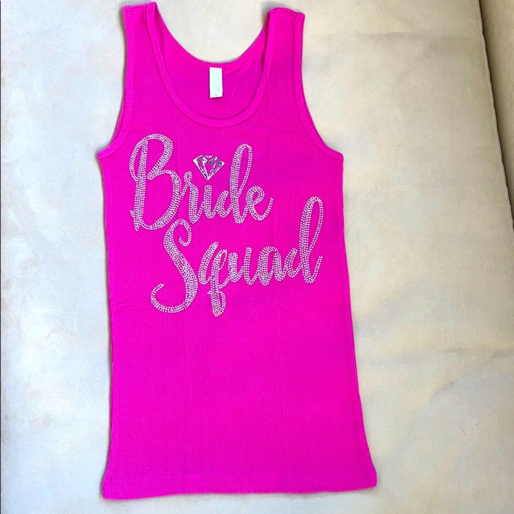 Bride Squad tank top